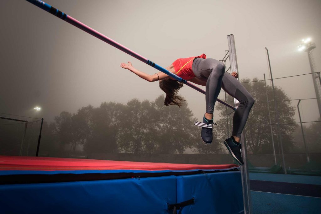 Standard Per Salto In Alto Regolabile In Alluminio – Attrezzatura Atletica Per Scuola, Club E Professionisti