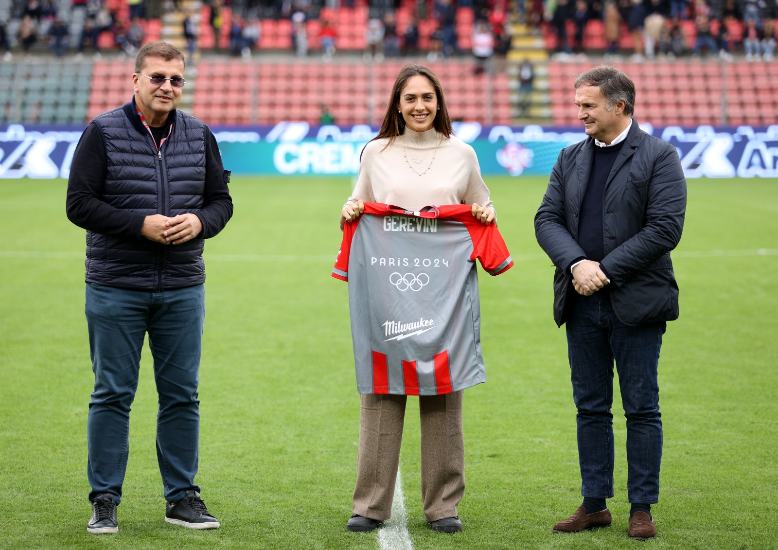 Sveva onorata allo Stadio Zini dalla Cremonese